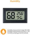 Mini Hygrometer Thermometer Indoor Temperature Humidity Meters  Digital LCD Display Celsius (°C) for Humidors, Greenhouse, Garden, Cellar, Cars, Baby Rooms Egg Incubator. 