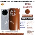 TECNO CAMON 30 BACK 360 premium Protection Skin Wrap full cover Premium Quality skin wrap sheet for tecno camon 30. 