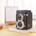 Yuthorite Deli 0668 retro camera pencil sharpener, adjustable thickness, creative hand-cranked pencil sharpener, student gift pencil sharpener. 