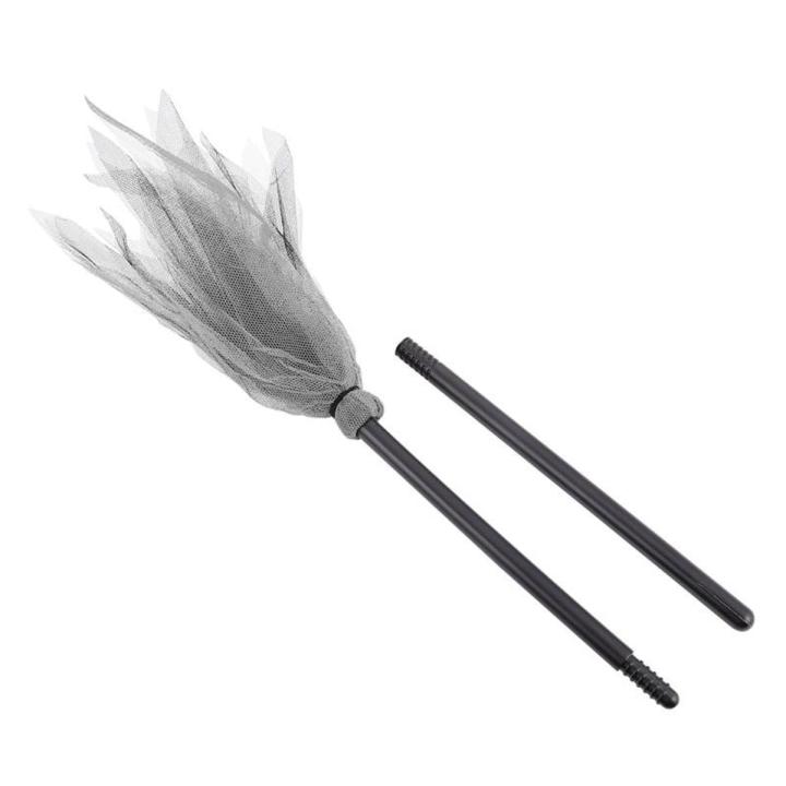 【FUN LIVE】 Witch Broom Costume Halloween Kids Adult Cosplay Props Miracle For Party Witches Broomstick Broomsticks Decorations Girls