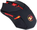 Redragon M601-WL-BA Wireless Gaming Mouse and Mouse Pad Combo, Ergonomic MMO 6 Button Mouse, 2400 DPI, Red LED Backlit & Large Mouse Pad for Windows PC Gamer (Black Wireless Mouse & Mousepad Set). 