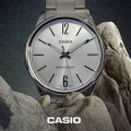 Original Casio - MTP-V005D-7BUDF - Stainless Steel Watch for Men. 