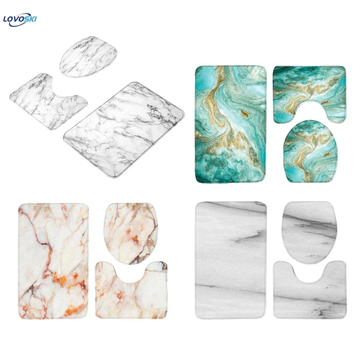 3%20Pieces%20Bathroom%20Rug%20Set%20Polyester%20Fiber%20Washable%20Toilet%20Floor%20Carpet%20-%20Image%205