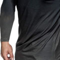 Men T-shirt Gradient Print Crew Neck Quick Dry Shirt. 
