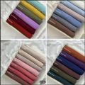24pc , 12pc , 6pc  4pc , 1pc Custom Scarf Set – Plain Chiffon Scarves, Solid Color Hijabs, Islamic Wrap Shawl, Plain Shawl Hijab, Premium Chiffon Hijab Set for Modest Wear. 