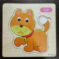 Wooden Jigsaw Puzzle Animal Traffic Car Cognitive Puzzles for Kids Early Learning Educational Toys for Children Montessori Game. 