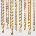 Mens Necklace Gold Filled Curb Cuban Link Gold Chain Necklaces For Men Women Davieslee Jewelry Fashion Gift Dlgnm50. 