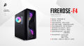 1stPlayer F4 FireRose Series ATX Case with 3 Fans (Non RGB). 