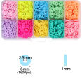 1 Box Round Acrylic English Alphabet Letter Beads Set With Stretch Cords For Name Bracelets Jewelry Making Kit For Children Gift. 