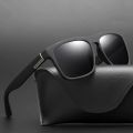 Fashion Square Polarized Sunglasses Men Vintage Plastic Male Sun Glasses Women Stylish Black Sport Shades UV400. 