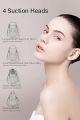 Moin Blackhead Remover Vacuum Pore Vacuum Blackhead Remover Tool Professional Blackhead Vacuum Cleaner Acne Comedone Blackhead Extractor Pore Cleanser Black Head Remover Vacume USB 4 Suction Probes A R678 PORRE. 
