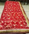Fancy Red color beautiful Tilla Gotta net Dupatta with four site Tilla lace. 
