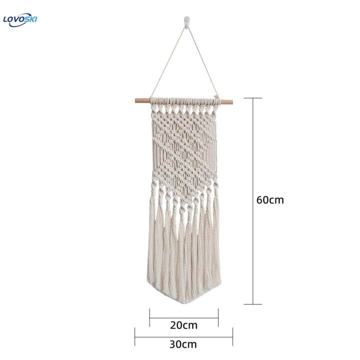 Macrame%20Wall%20Hanging,%20Hand%20Woven%20Tapestry,%20Decoration%20Tassels%20Wall%20Art%20Ornaments%20Boho%20Tapestry,%20Wall%20Decor%20for%20Balcony,%20Gallery,%20Bedroom%20-%20Image%205