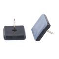 20Pcs Chair Glides Furniture Sliders PTFE Easy Moving Pads Square with Feet Protector for Hardwood Floor. 