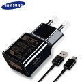 Samsung Fast 3.0 18W Adapter + Samsung Fast Charging Type-C Cable Compatible for Samsung A30, A20, A40, A50, S8/S9/S9 Plus/S10/S10 Plus (Black). 