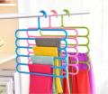 New Multi-purpose Trousers Hanger 5 Layers Pants Hanger. 