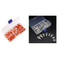 OYPFXMI- Bolt Hole Tinned Copper Cable Lugs Terminals Set Wire Terminals Connector with Copper Ring Lug Terminals Wire Crimp Connector Kit OT 10A 20A 30A 40A 50A (Pack Of 70). 