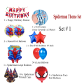 Spiderman birthday theme party | Spiderman theme birthday decoration | Spiderman Balloons | Red and Blue colour balloons | superhero foil balloons | Superhero balloons | superhero party balloons |  spider birthday balloons and accessories for Boys. 