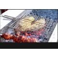 Roast Chicken Meat Fish BAR-B-Q Grilling Basket Grill Bar B Q Steel Fish & Chicken bbq barbe hand Grill Large Size. 