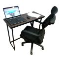 Smart Portable Folding Study Table Office Workstation Multipurpose Table 36x16 Inches Metal Frame MDF Top Foldable Laptop Table. 