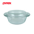 PYREX® 1.4L Round Casserole w/ Lid – Borosilicate Glass Bakeware. 