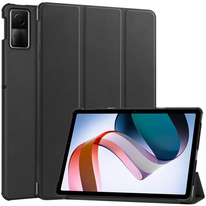 For Redmi Pad SE 11inch 2023 Case Slim Tri-fold Smart Flip Cover Full Coverage Casing