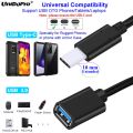 【All Of Me】10mm Tip Type Fast Charger Cable, USB-C OTG Converter for Blackview Oukitel UMiDiGi Doogee Ulefone Rugged Phones. 