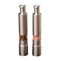 Salt / Pepper Grinder Gourmet Original Pump and Stainless Steel and Acrylic One Hand Operation Grind Herb or Spice Cooking Gadgets (01 Pcs). 