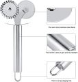 Pizza Wheel, Pizza Cutter Stainless Steel Double Roller Pizza Knife Cutter Double Roller Stainless Steel Pizza Cutter Utensils Pizza Tools Cake Tools Pizza Slicer Peel. 