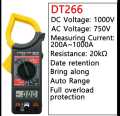 DT266  AC DC Voltage Ampere  Clamp Meter - Useful Solar Inverter Panel accesory. 