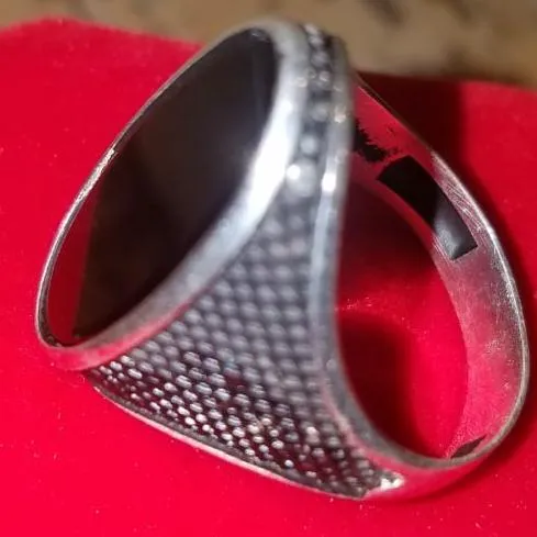 Real%20Black%20Aqeeq%20Real%20Chaandi%20Finger%20Ring%20Real%20Silver%20Chandi%20-%20Image%204