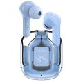 Air 31 Earbuds Wireless Crystal Transparent Bluetooth 5.3 Ear buds Wireless Headset Transparent Charging Case Heavy Bass Stereo Earphones Noise Reduction Sports Headset with Microphone Waterproof Headphone LED Digital Display. 