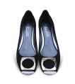 Black Velvet Pumps for Women. 