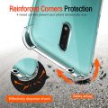 For Nokia 2.3 Back Cover Shockproof Transparent Soft TPU Silicone Protector Phone Case with Shock Absorption Bumper Corners. 