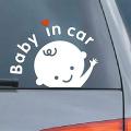 1 Pack Baby ON Board Sticker Safety Sign Car Decal (8 x 6 Inches). 