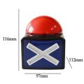 1pc Fun Red Game Buzzer Alarm Button Box With Toy Stress Light Sound Button Game Family Large Vent Relieve Pressure. 