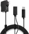 Kinect Adapter for Xbox 360, USB to AC Power Supply PC Adapter Compatible with Mircosoft Xbox 360 Kinect Sensor System. 