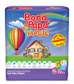 Bonapapa Magic Diapers Mega XL Size 5 -  72 PCs - 12 -20 Kg. 