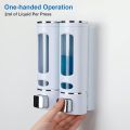 Liquid Soap Dispenser 400ml ABS Plastic Used for Hand wash/Soap/Shampoo/Sanitizer/Conditioner/Lotion Gel Dispenser for Bathroom Kitchen. 