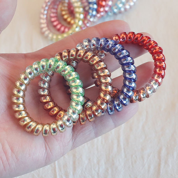 4Pcs/Lot%20Colorful%20Telephone%20Wire%20Elastic%20Hair%20Bands%20Rope%20Gum%20Hair%20Ring%20Spiral%20Rubber%20Bands%20For%20Women%20Girl%20Hair%20Accessories%20-%20Image%203