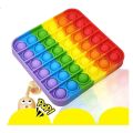 Kiev pop it Fidget Toys | Simple dimple pop its | Squishy Toy pop it Game | popit Game Rainbow | Mini Pop it | Stress Relief Toys, Sensory Toys for Kids Design Circle and Square. 