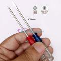 2PCS - Screwdrivers 3*70mm Slotted And Cross Headed General Use. 