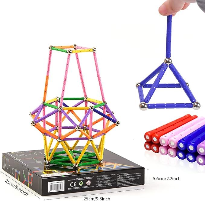 82pcs%20Magnetic%20Sticks%20Building%20Blocks%20Toys,%20Magnet%20Construction%20Build%20Kit%20Education%20Toys%203D%20Puzzle%20for%20Kids%20and%20Adult,%20Magnetic%20Sticks%20and%20Non-magnetic%20Balls%20Playing%20Stacking%20Game%20-%20Image%204