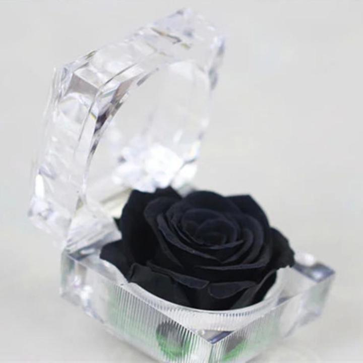 Ring Holder All Match Micro Landscape Forever Rose Ring Box