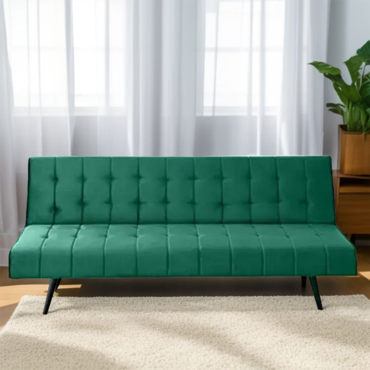 Costumize A.H.Q interior Collection 3 Seater Sofa Cum Bed Imported  Armless Compact Living Spaces, Dorms, Guest Rooms, Apartments, Offices,