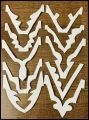Buckram Neck Design White Color | Bukram Gala | Neck Each Design 08 Pcs Bukram Pasting Fusing for Sewing, Tailoring, Fashion Designing, Boutique, etc. 