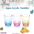 6 Pcs Tumbler Water Drinking Glass Plastic Acrylic. 