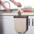 Kitchen Cabinet Door Hanging Trash Garbage Folding Dust Bin Fruits and Vegetable- Multi. 