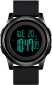Embellet Watch For Men Silicone Rubber Sports Military Waterproof Digital Watch Black. 