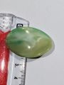 Green Marble Curved Oval Acrylic Plastic Beads Pack of 40 gms. Versatile for DIY Jewelry, Craft Projects, Dress Accessories, Home Decorative Ideas.. 